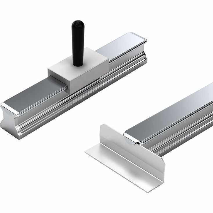 Mounting aid for cover strip