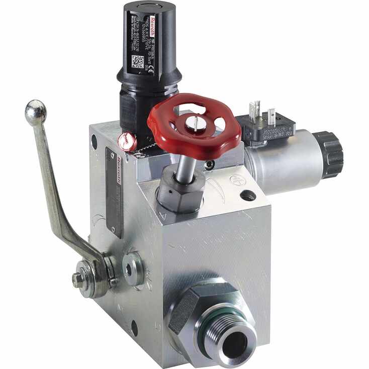 Accumulator shut-off blocks