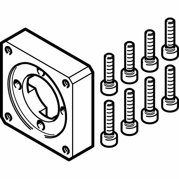Mounting parts for motor mounting