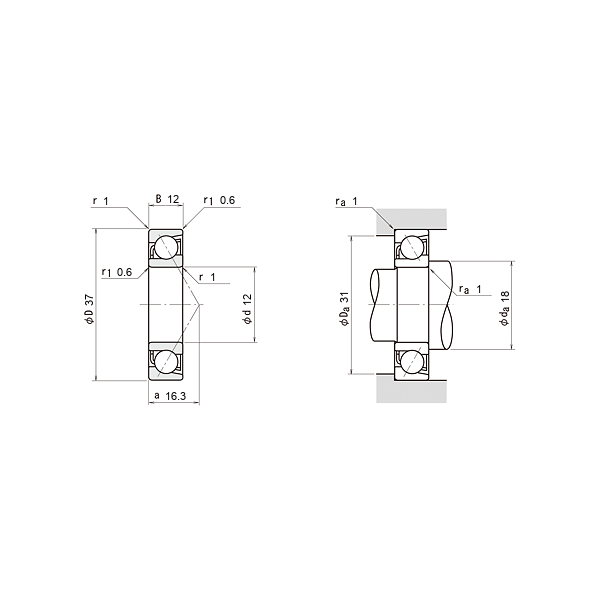 7301-B-EA-T85 NSK • SP