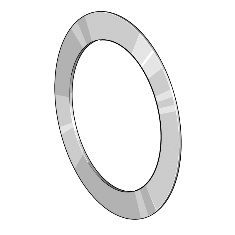 Axial bearing washers
